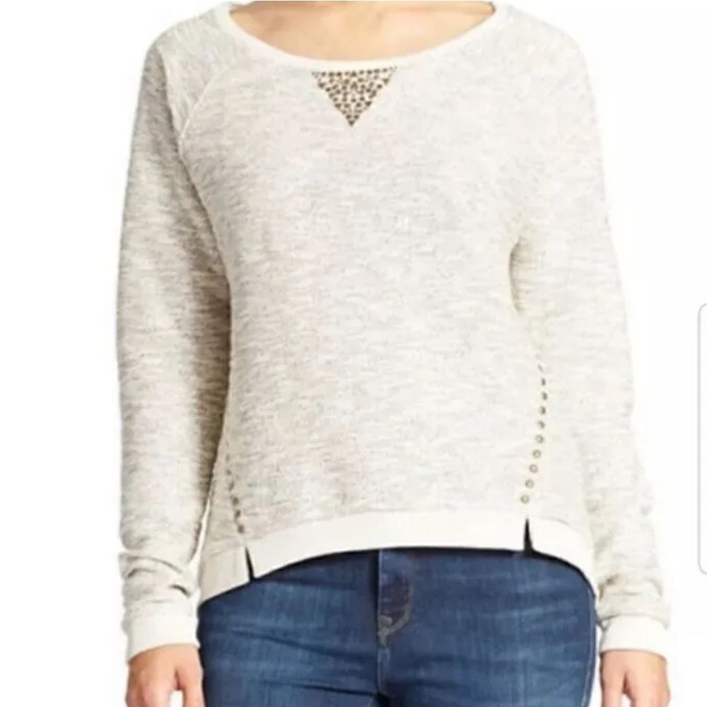 Lucky Lotus Studded Sweatshirt